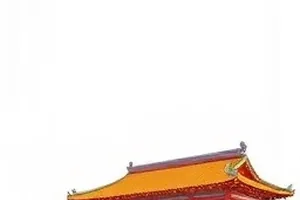 铁皮月亮封面，屋顶铁皮与巨大月轮
