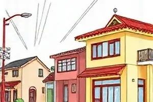 海鸥停在信号塔封面，海雾中的信号塔与海鸥